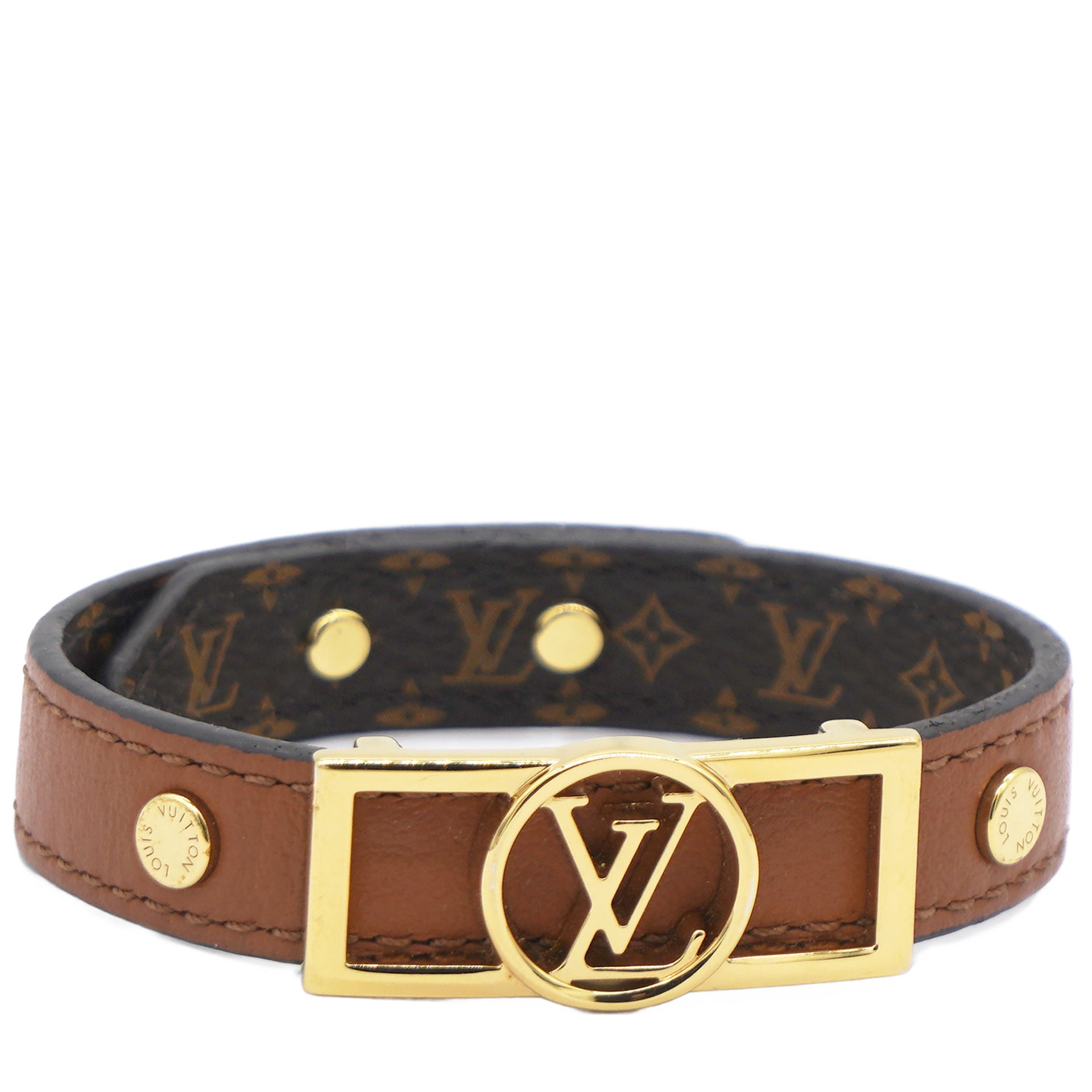 Monogram Dauphine Bracelet Tan Brown