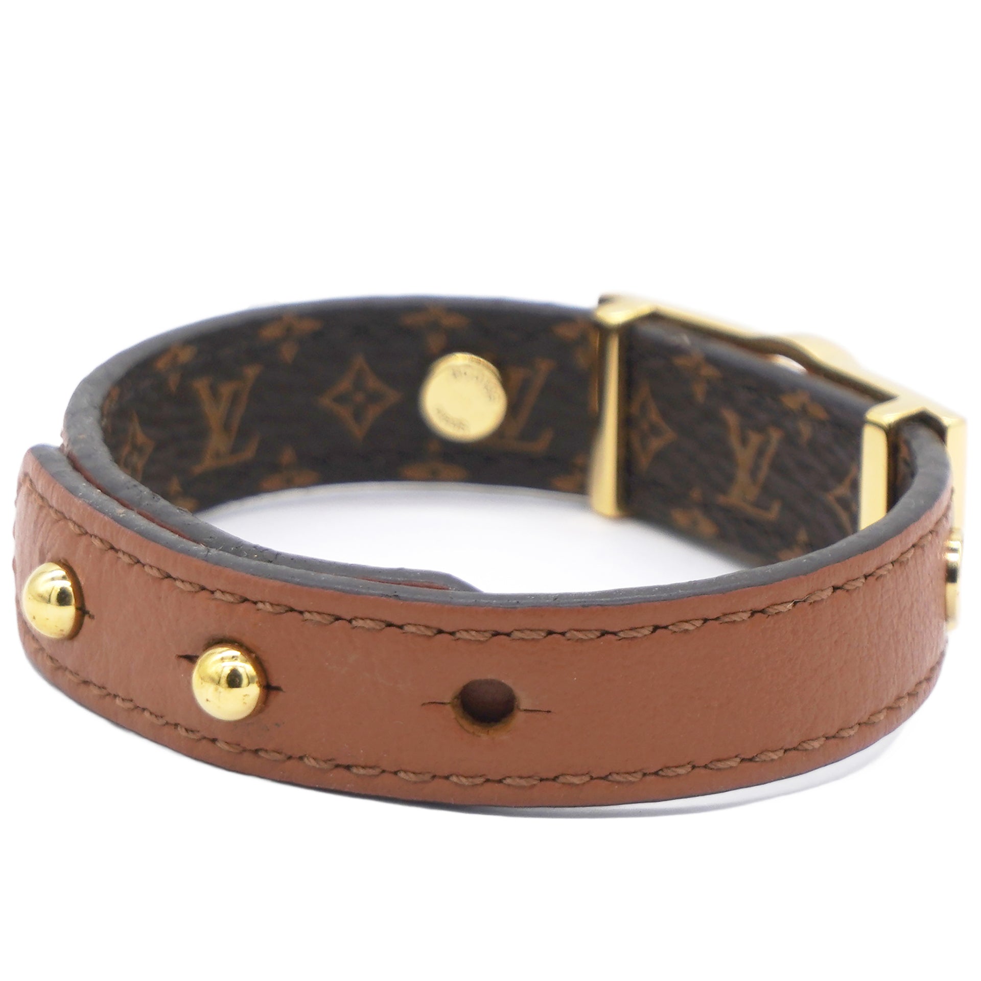 Monogram Dauphine Bracelet Tan Brown