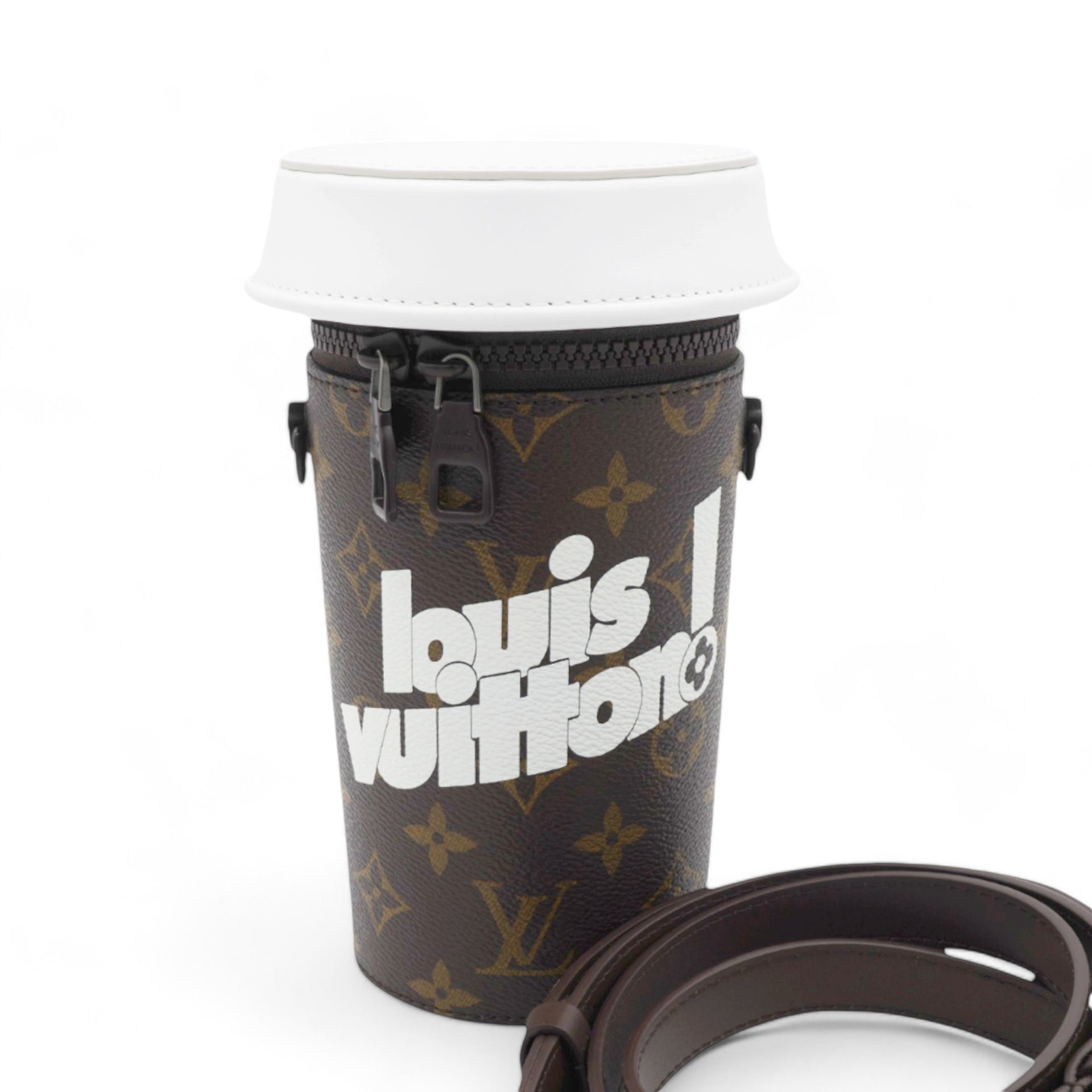 Monogram Calfskin Everyday LV Coffee Cup Pouch