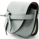 Calfskin Jacquard Mini Gate Dual Bag Ash