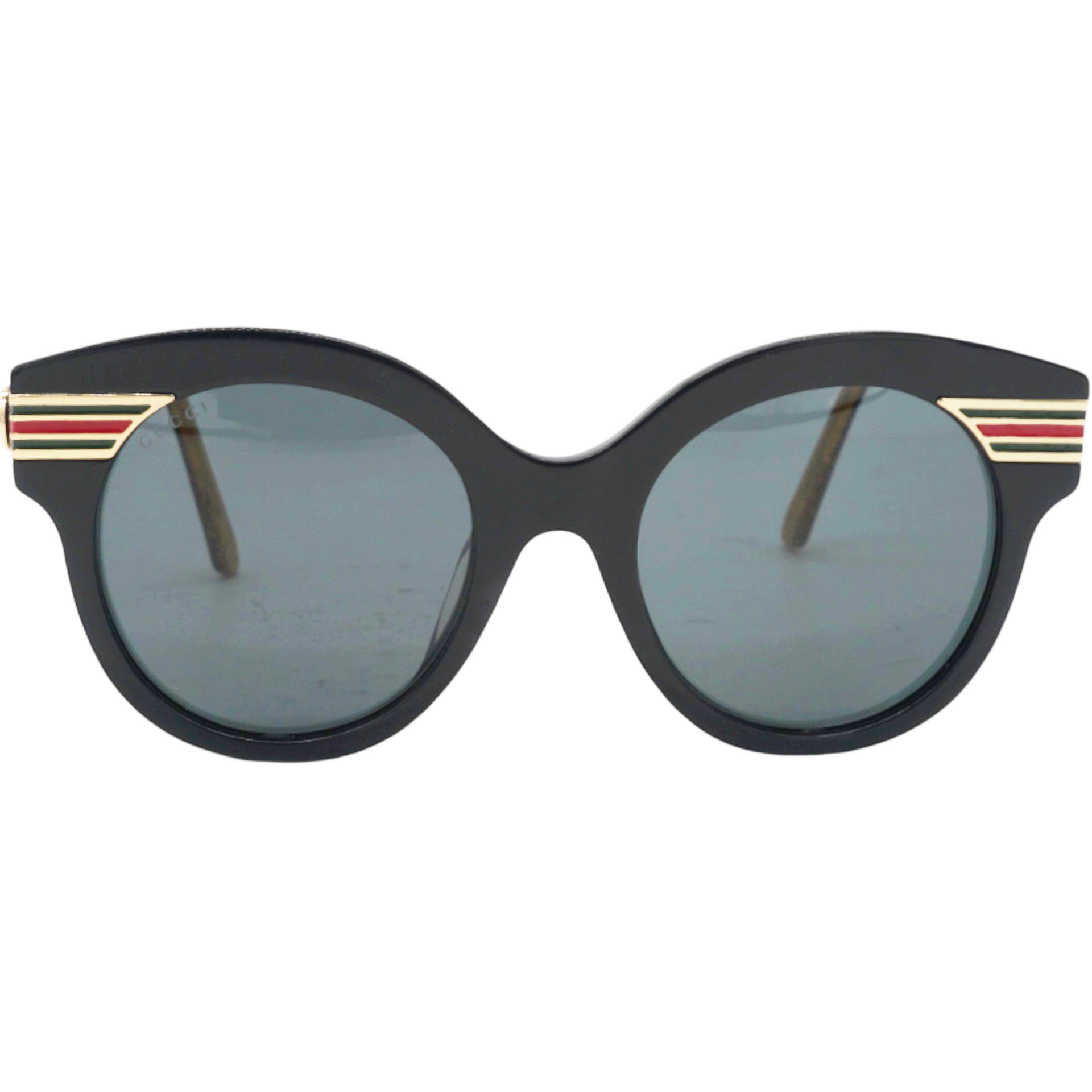 Web Round Sunglasses Black