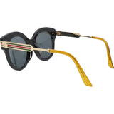 Web Round Sunglasses Black