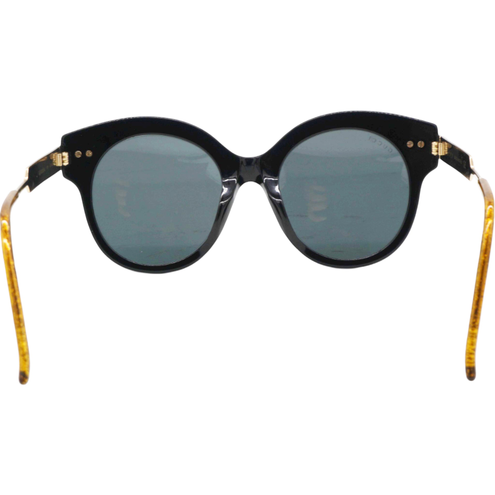 Web Round Sunglasses Black