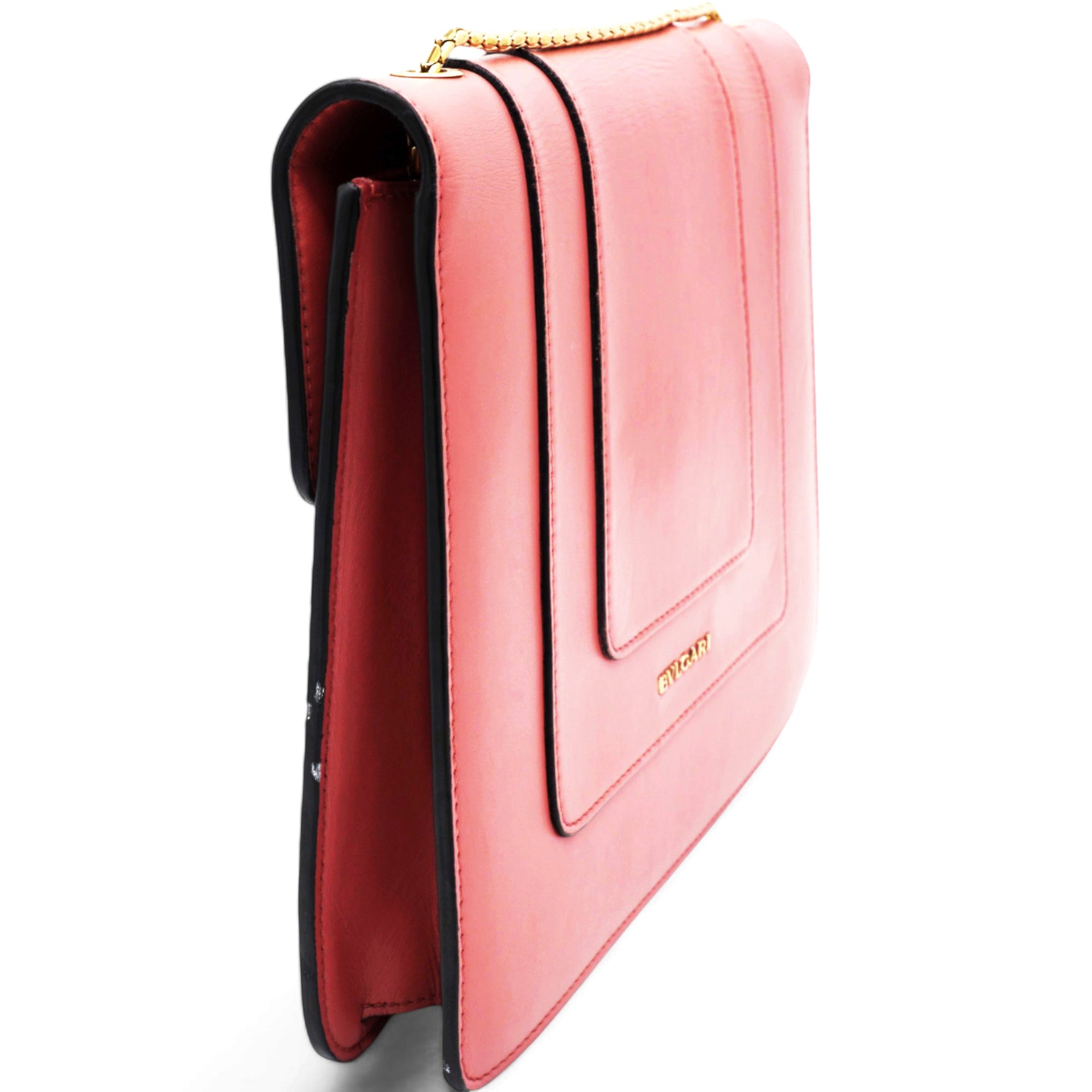 Calfskin Serpenti Forever Crossbody Flamingo Quartz