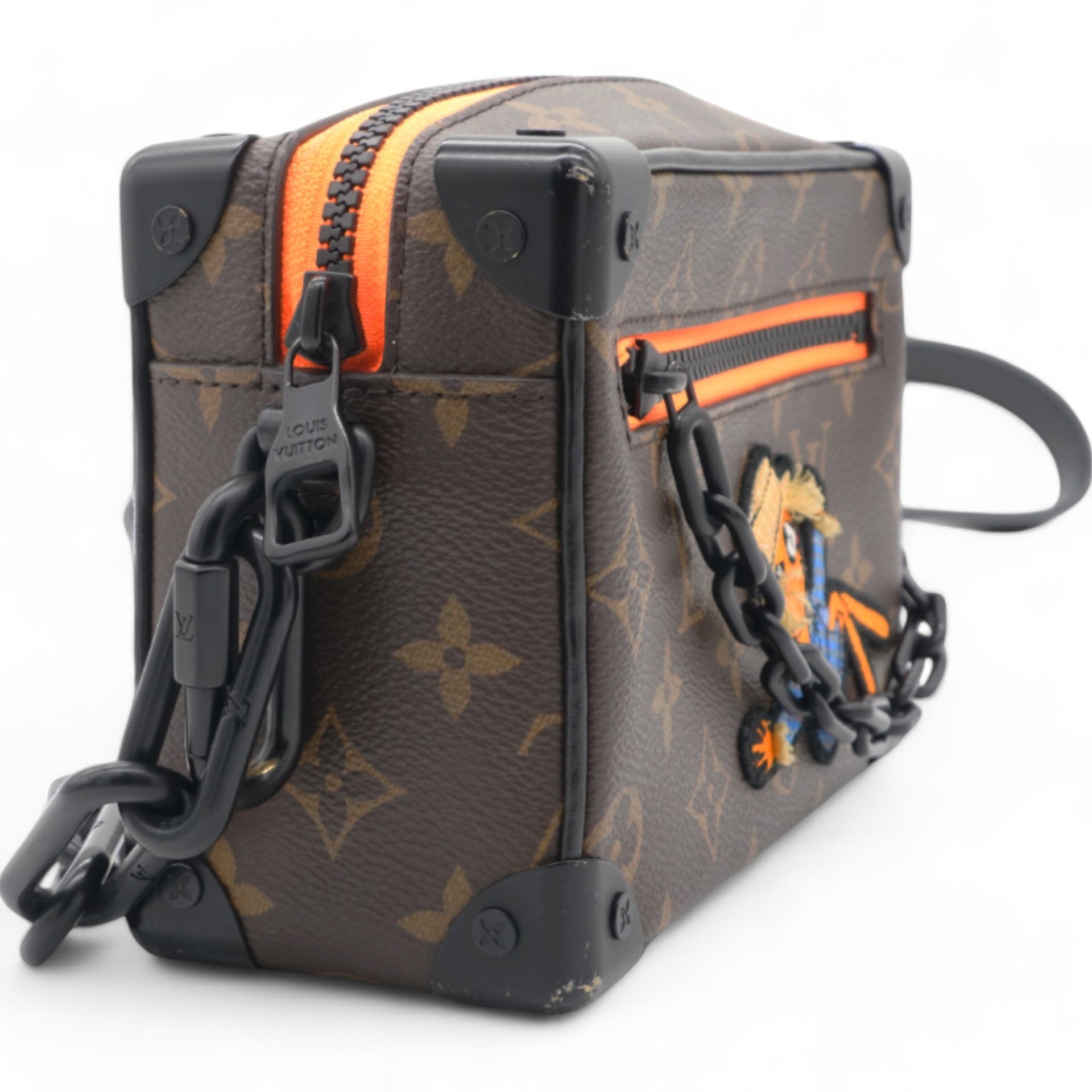 Soft Trunk Bag Monogram Canvas with LV Friends Patch Mini