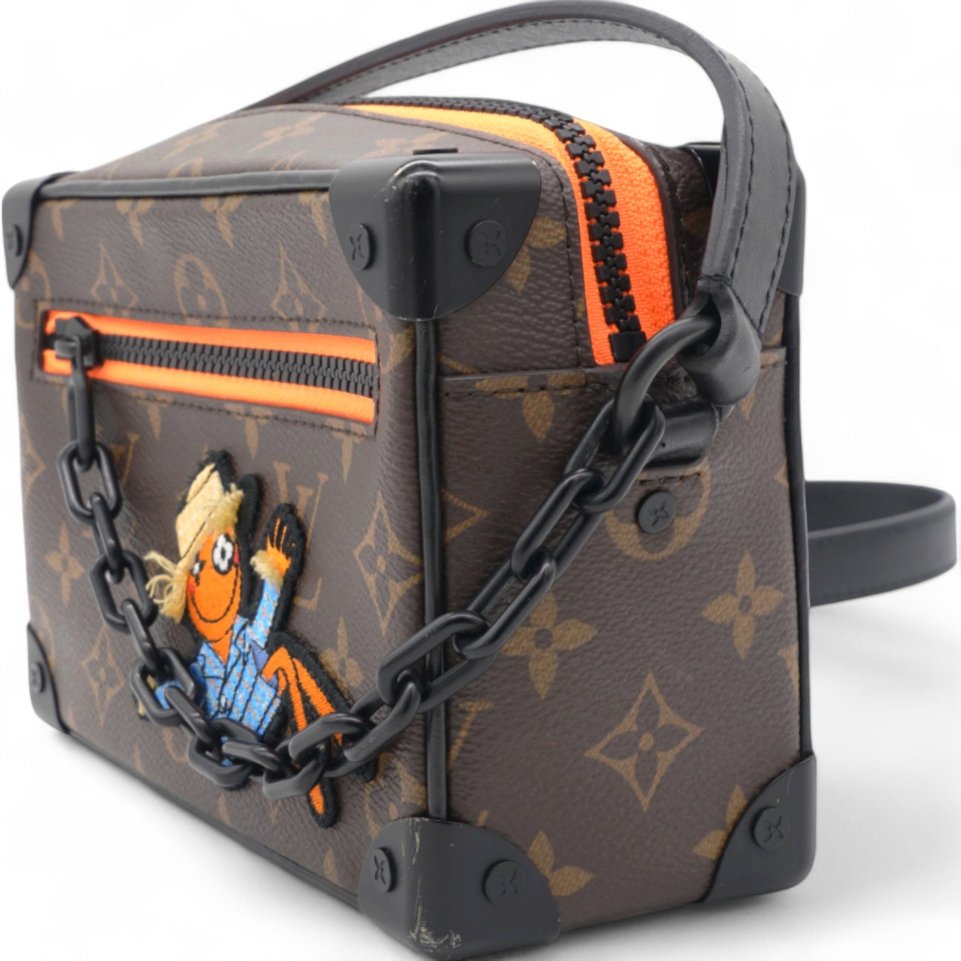 Soft Trunk Bag Monogram Canvas with LV Friends Patch Mini