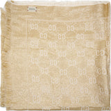 GG wool shawl Gold