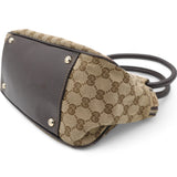 Brown GG Canvas Sukey Satchel