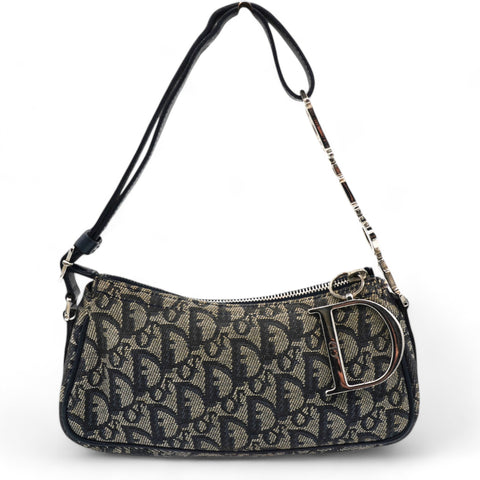 Monogram Shoulder Bag Blue