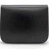 Box Calfskin Medium Classic Box Flap Bag Black