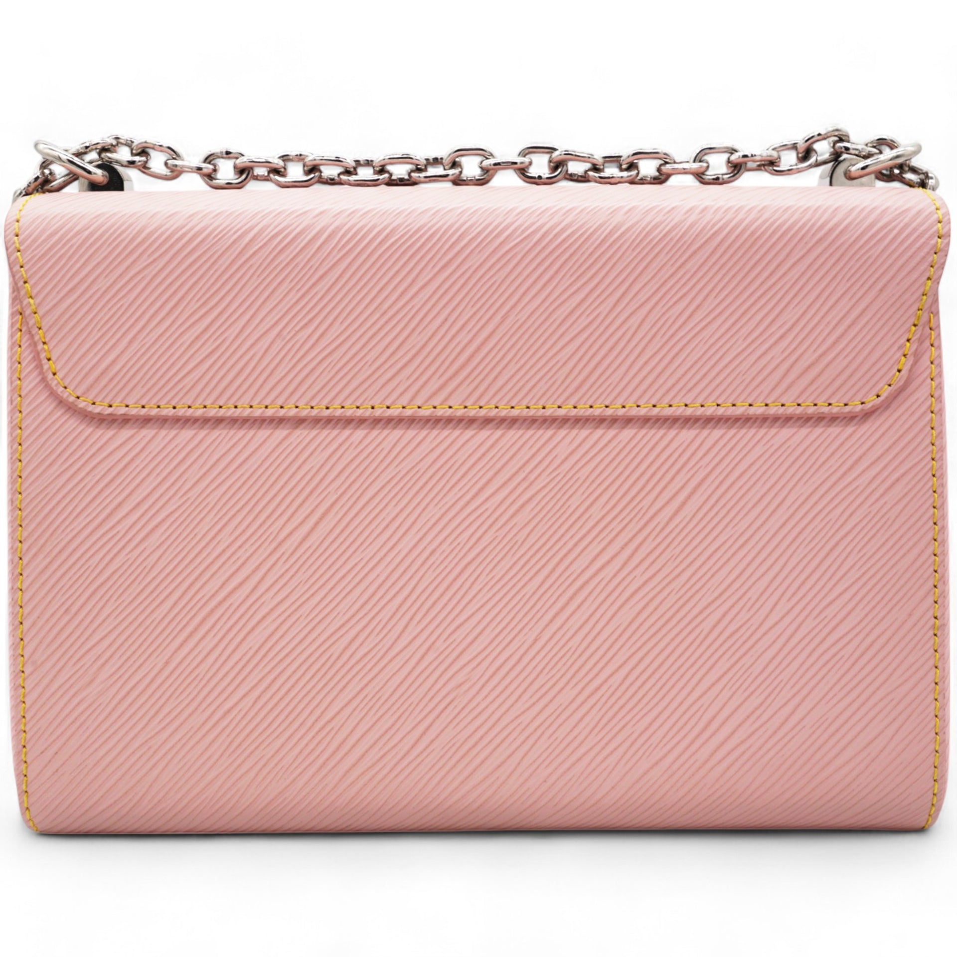 Epi Twist Shoulder Bag MM Rose Ballerine