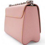 Epi Twist Shoulder Bag MM Rose Ballerine