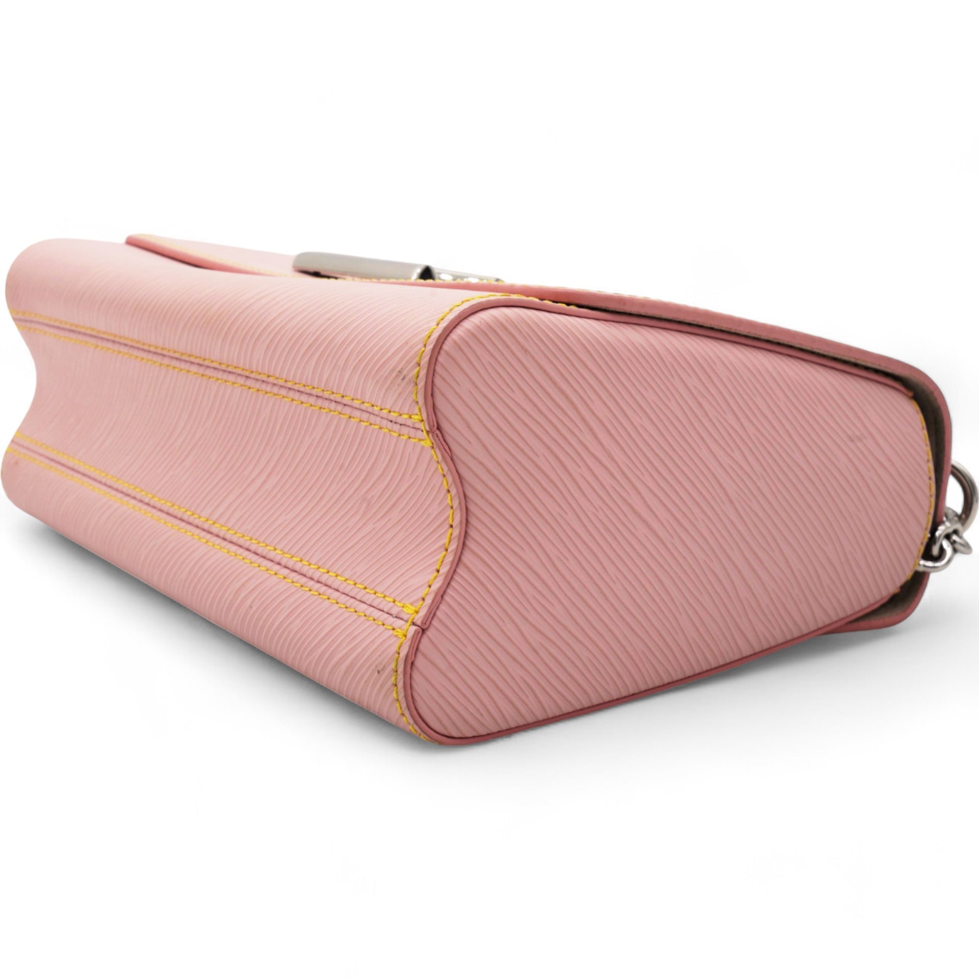 Epi Twist Shoulder Bag MM Rose Ballerine