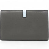 Strap Wallet Leather Grey