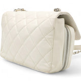 Square Flap Bag White