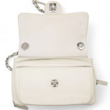 Square Flap Bag White