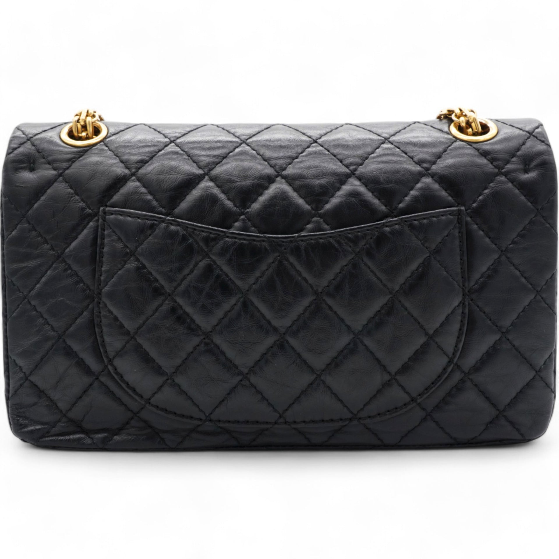 Aged Quilted 2.55 Reissue 225 Flap Black