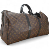 Monogram Macassar Keepall Bandouliere 55