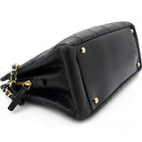 Caviar Quilted Timeless CC Soft Tote Black