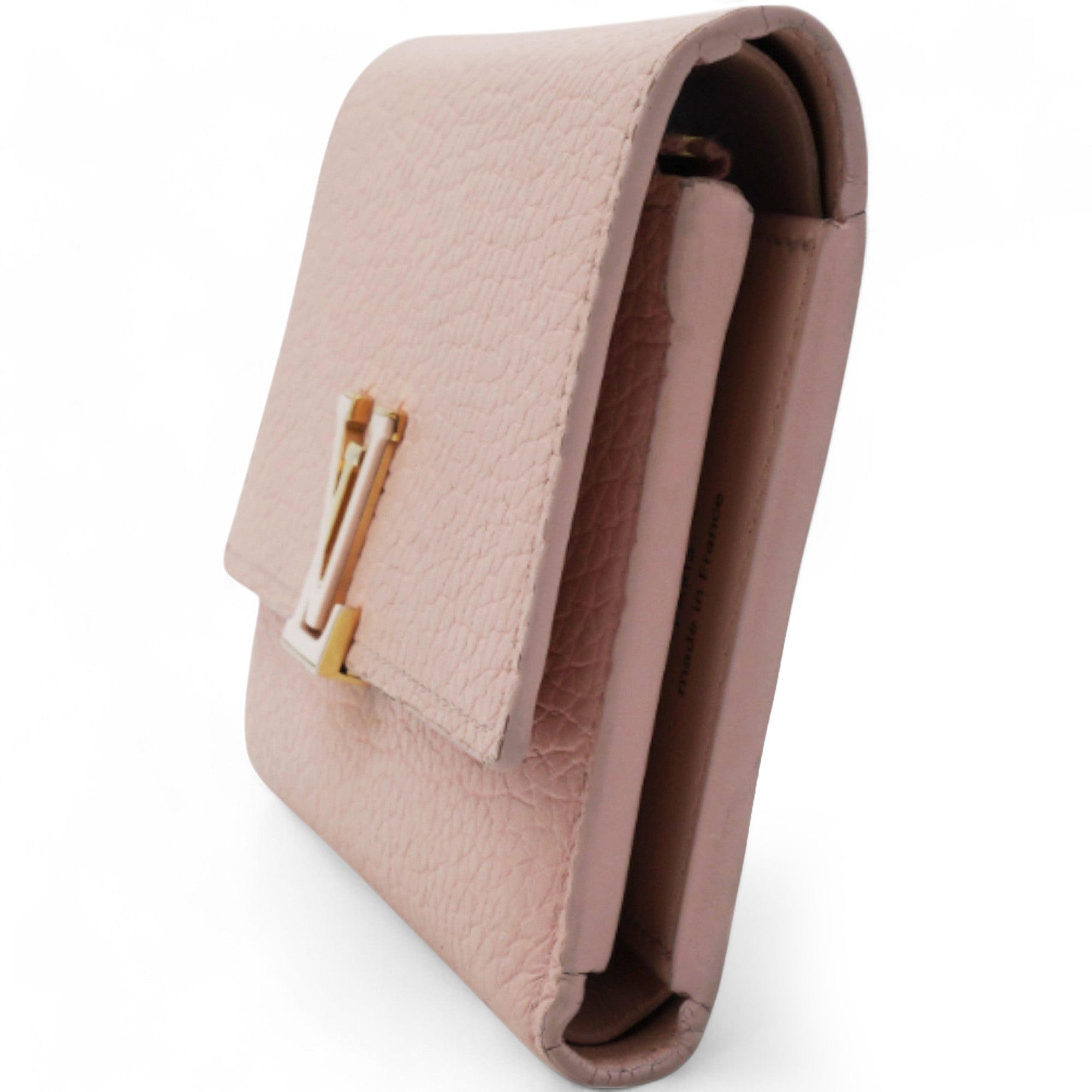 Capucines Compact Wallet Pink