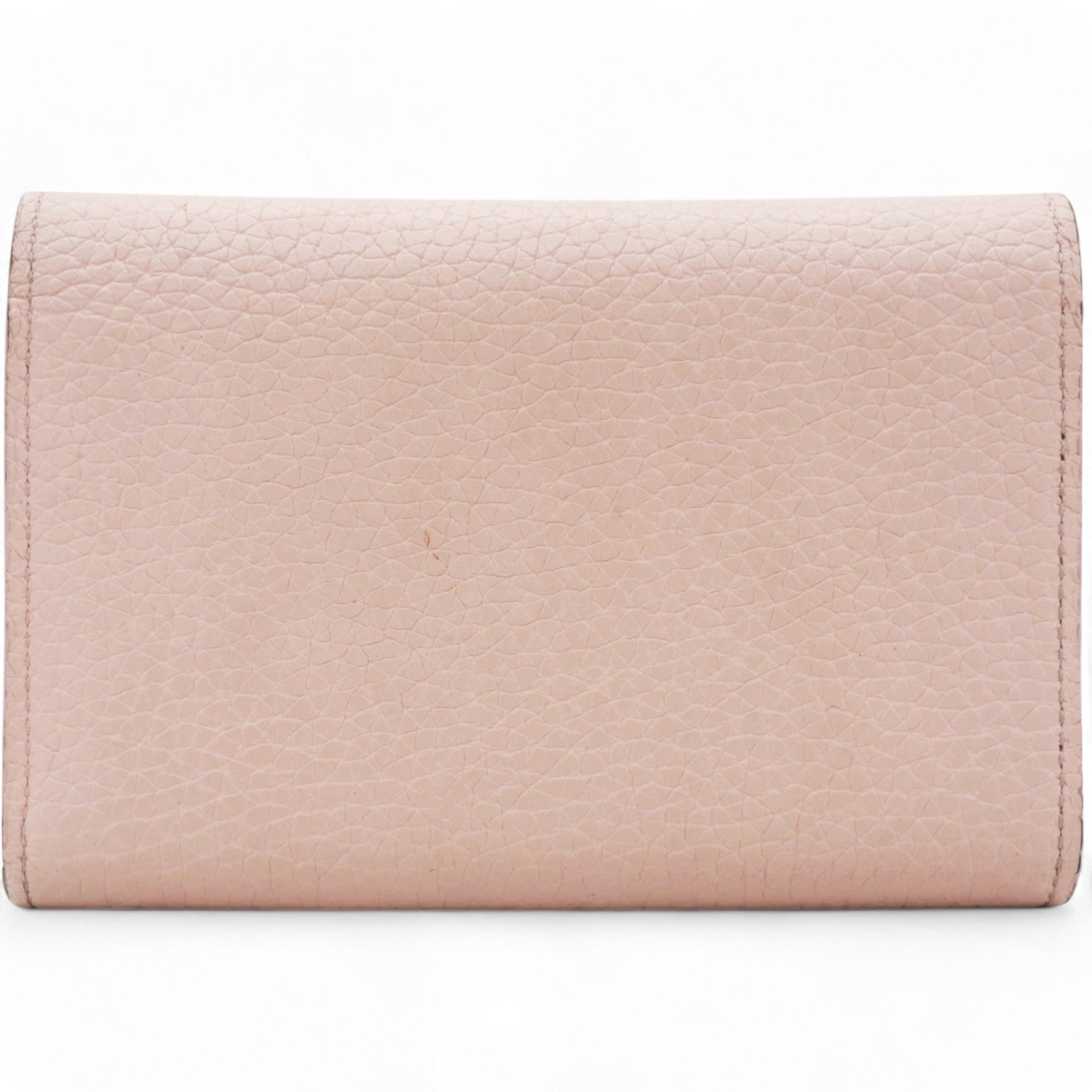 Capucines Compact Wallet Pink