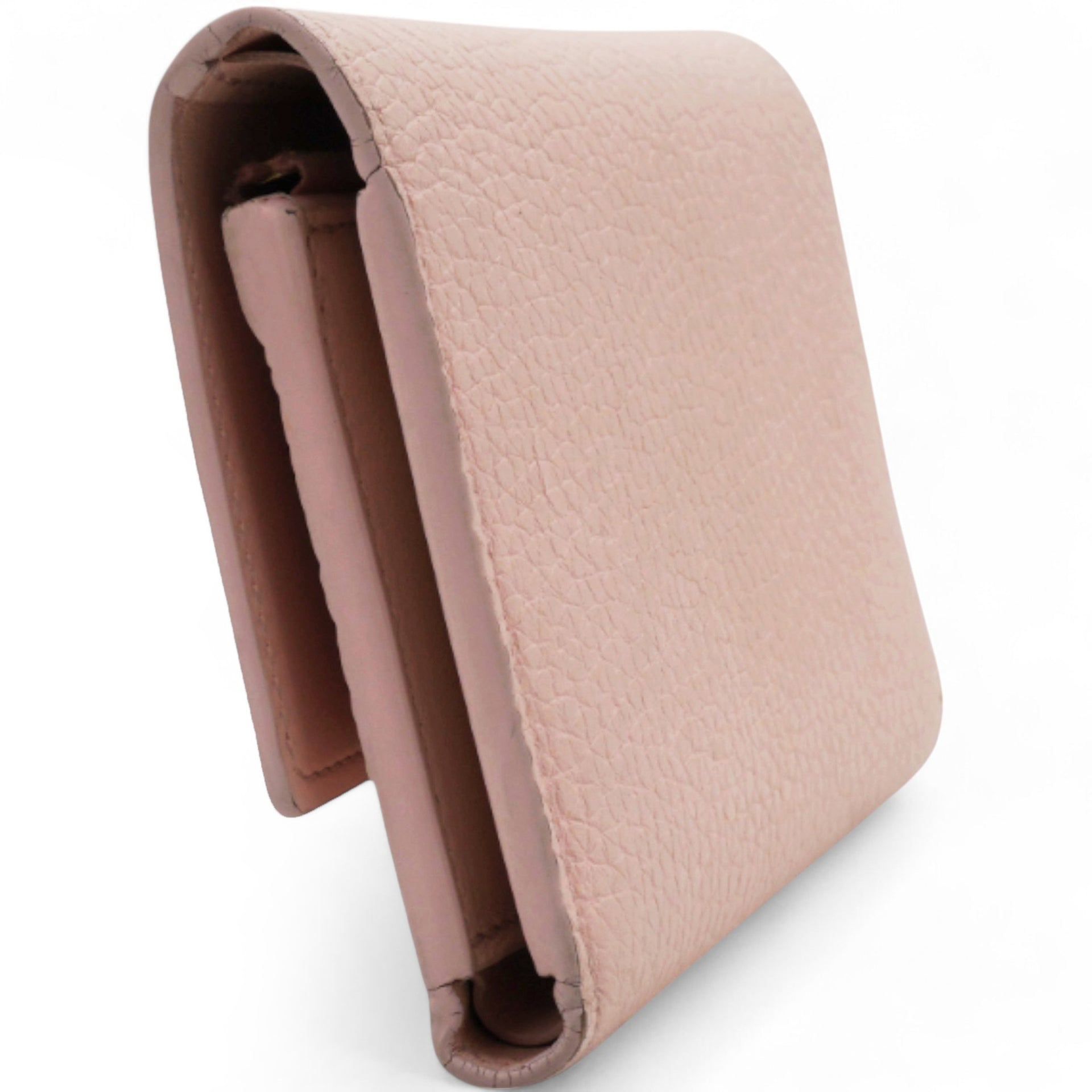 Capucines Compact Wallet Pink