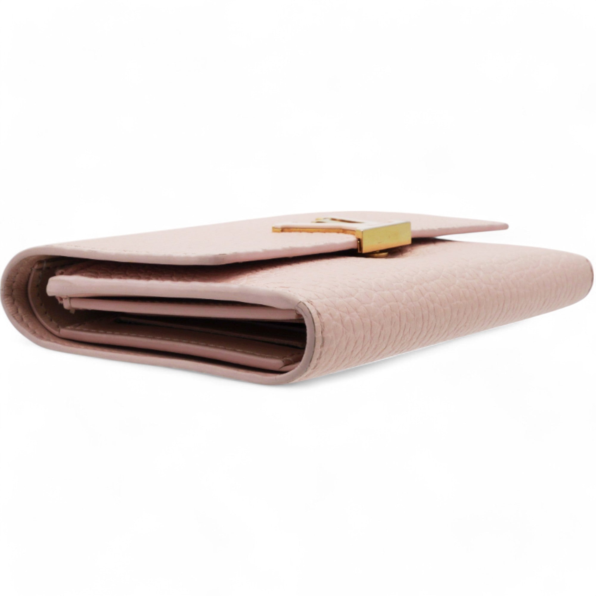 Capucines Compact Wallet Pink