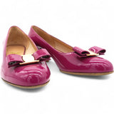 Purple Vara Bow Pump Size 39.5/8.5