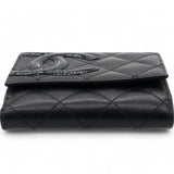 Cambon Compact Wallet Purse Black