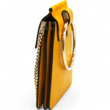 Suede Mini Faye Bracelet Bag Yellow