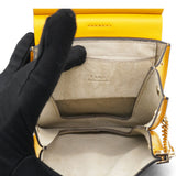 Suede Mini Faye Bracelet Bag Yellow