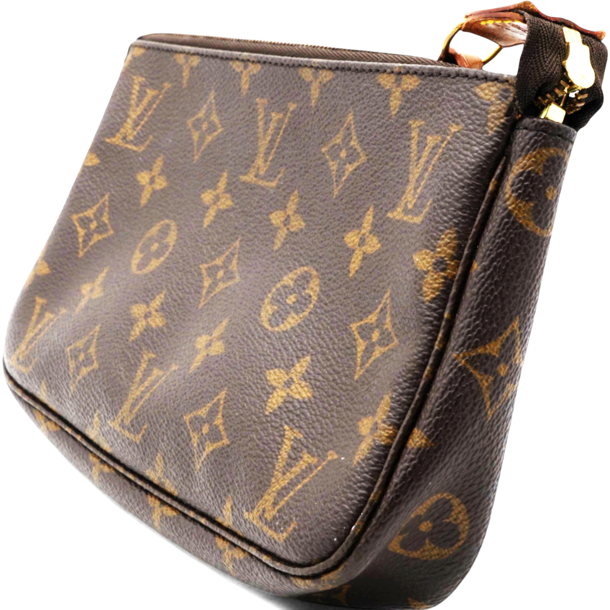 Monogram Pochette Accessories Brown