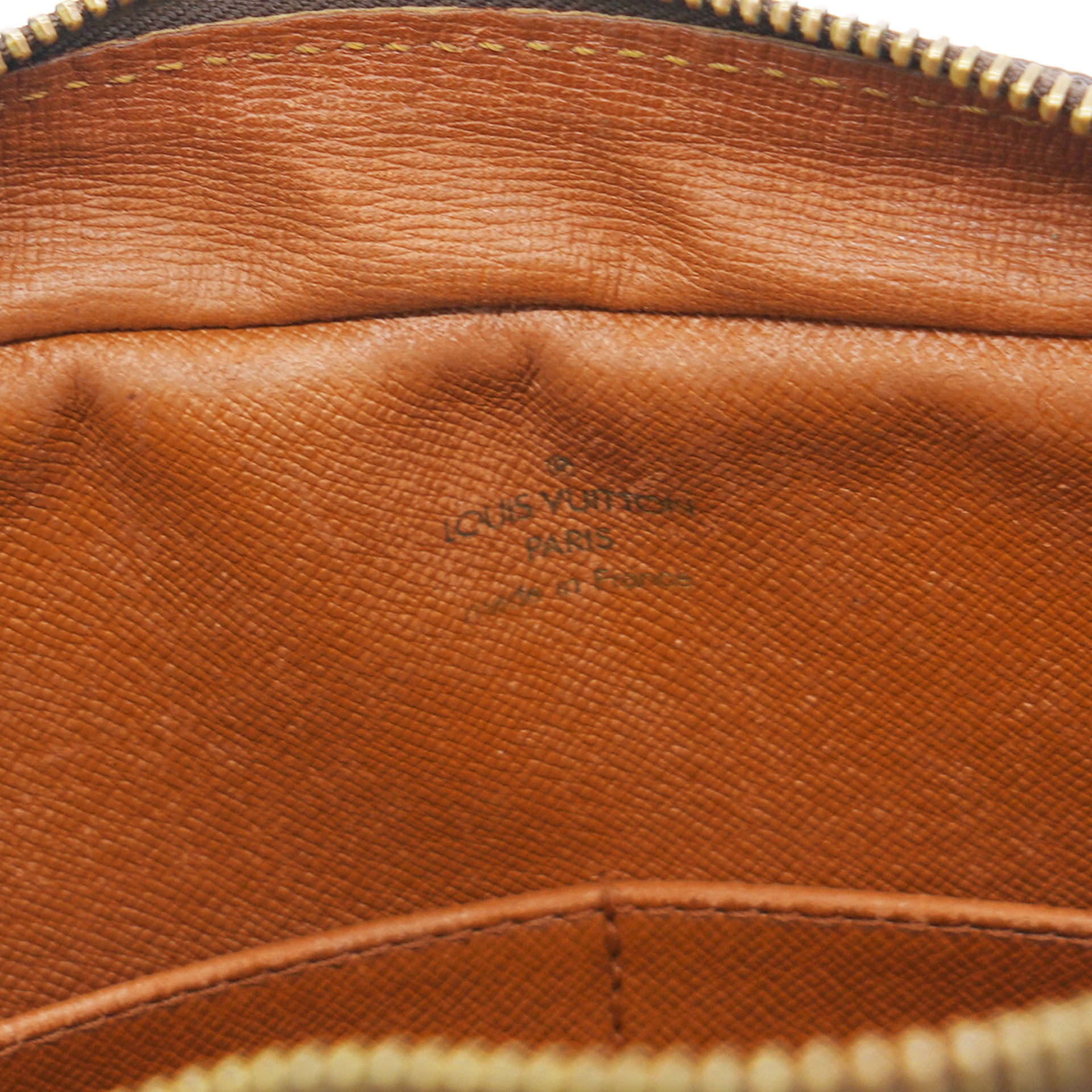 LOUIS VUITTON Compiegne 28 Clutch Hand Bag Monogram Leather Brown M51845  01SG151