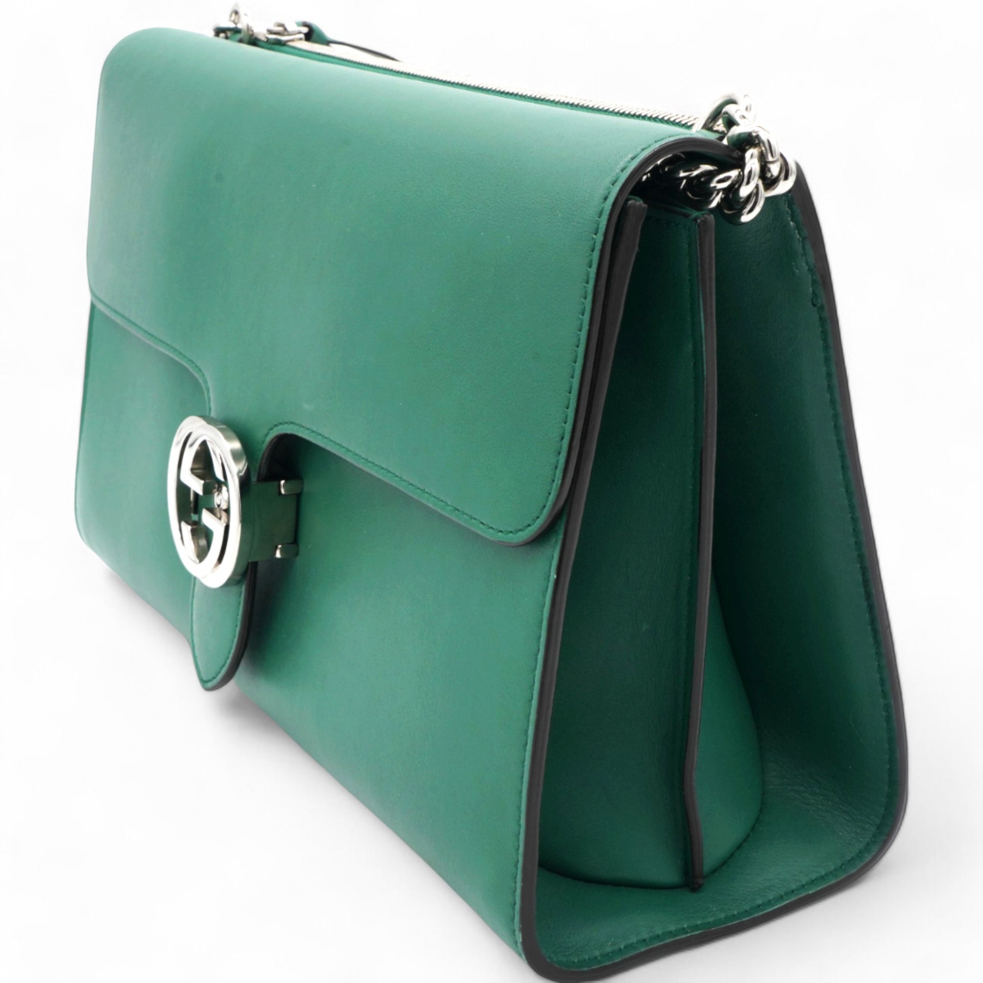 Moon Shoulder Bag Turtle Green