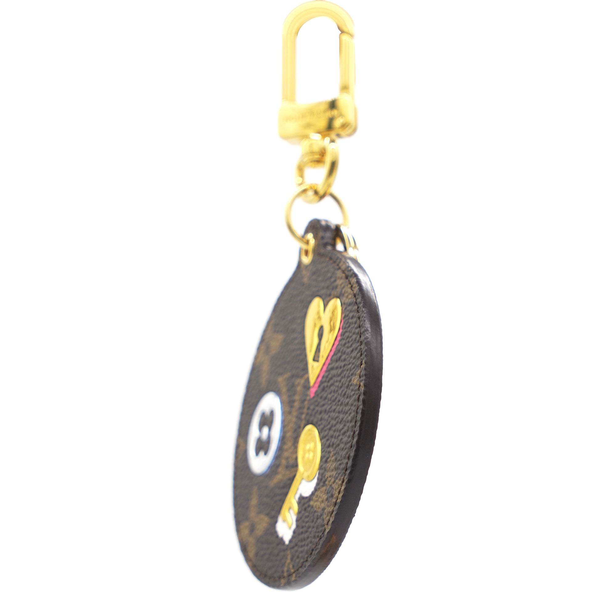 Louis Vuitton - Authenticated Monogram Bag Charm - Metal Gold for Women, Very Good Condition