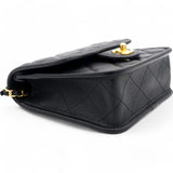 Small Matelasse Shoulder Bag Black Caviar