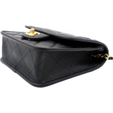 Small Matelasse Shoulder Bag Black Caviar