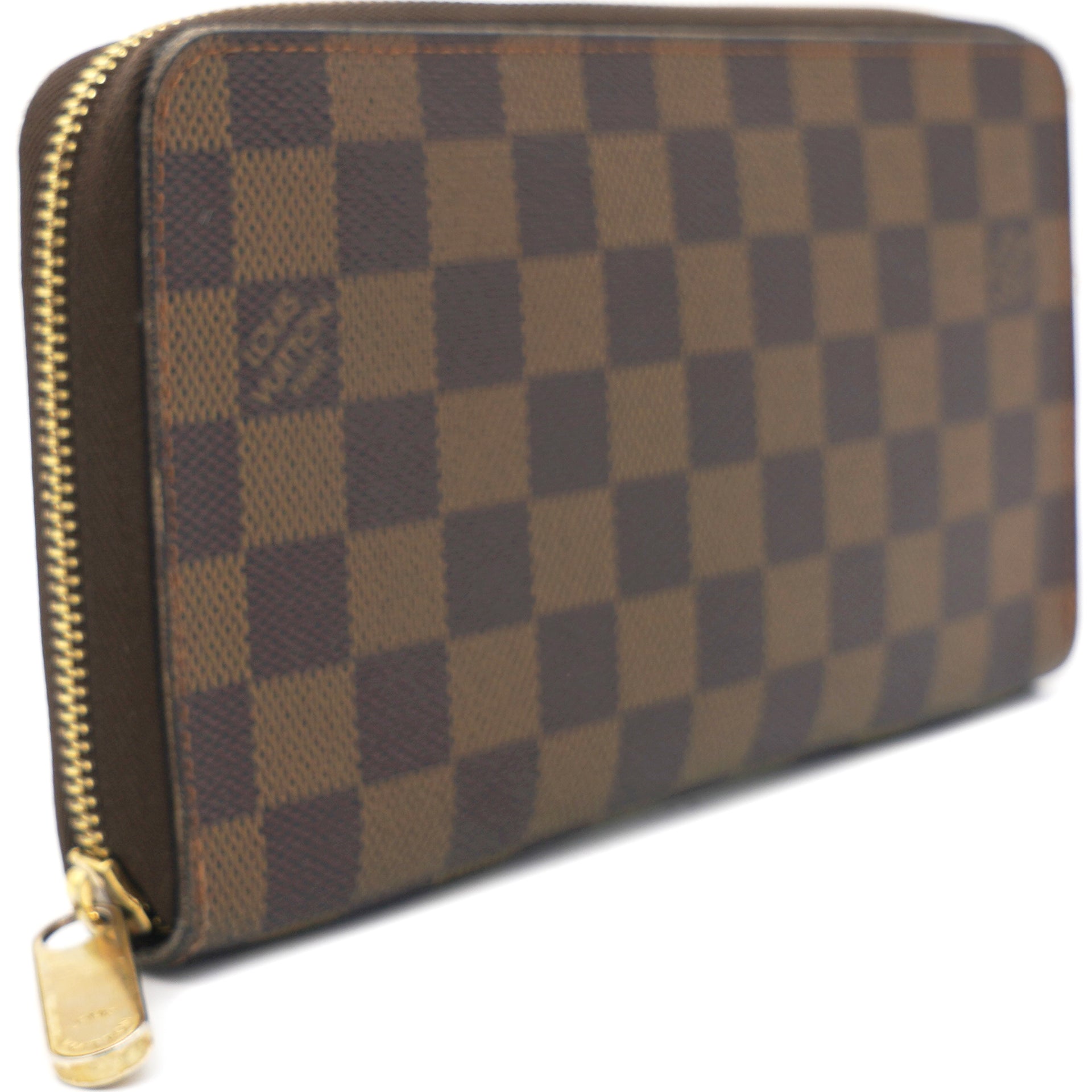 Louis Vuitton Daily Confidential Canvas Leather Gold Tone Metal