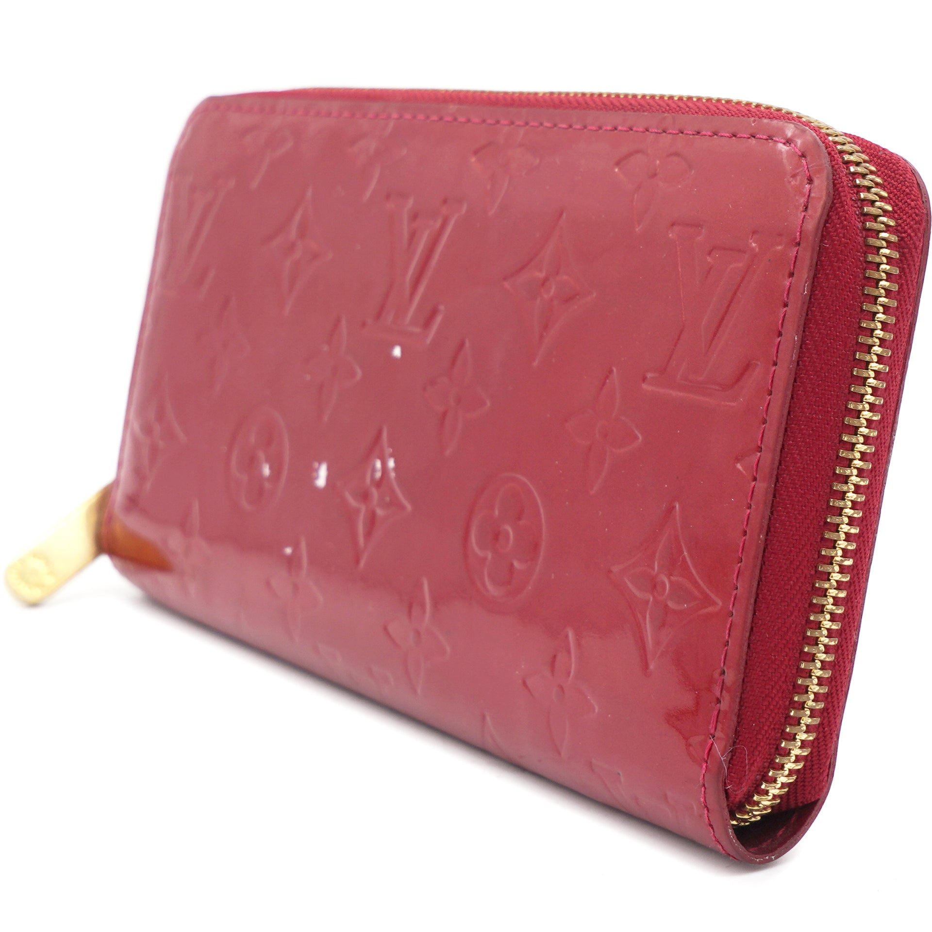 Louis Vuitton Vernis Zippy Wallet in Freesia Pink