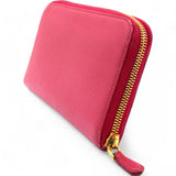 Saffiano Metal Zip Around Wallet Peonia