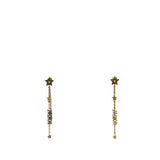 J'Adior Star Drop Earrings Gold