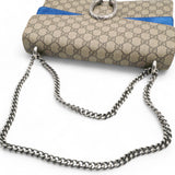 GG Supreme Monogram Large Dionysus Shoulder Bag Blue