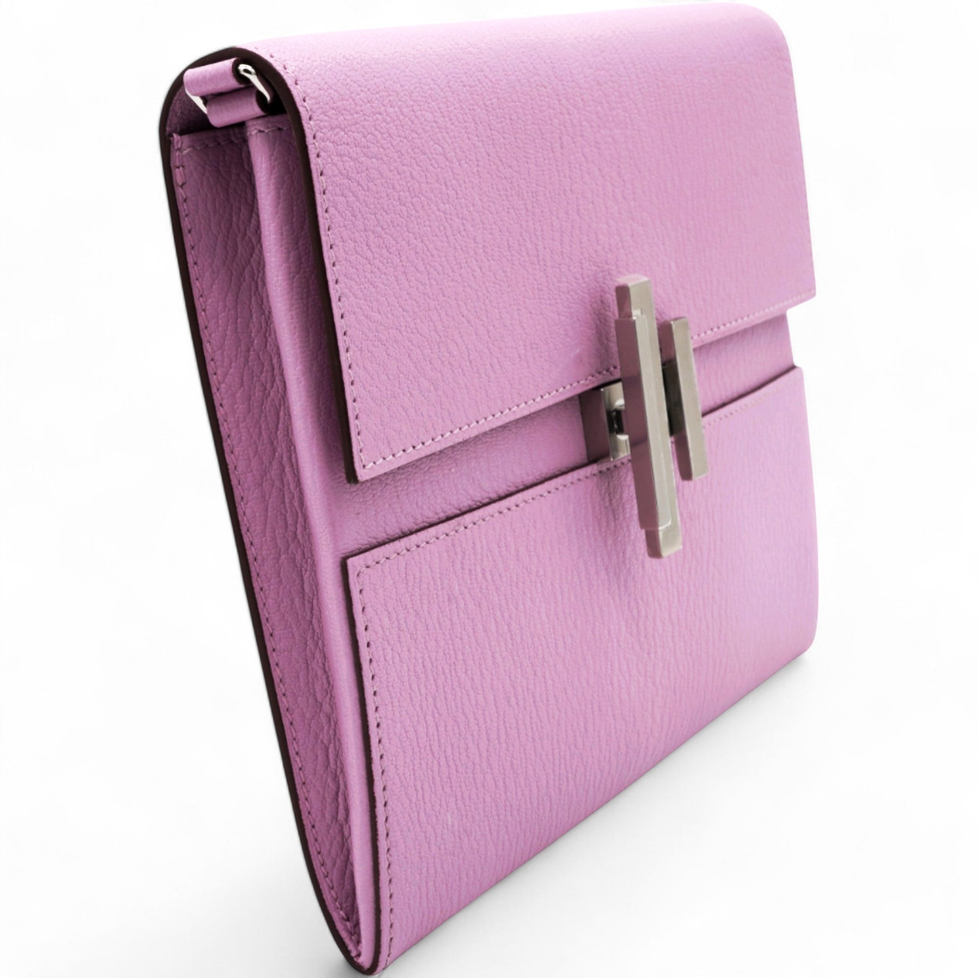 Cinhetic To Go Wallet Mauve Sylvestre Chamkila Mysore Chevre Leather