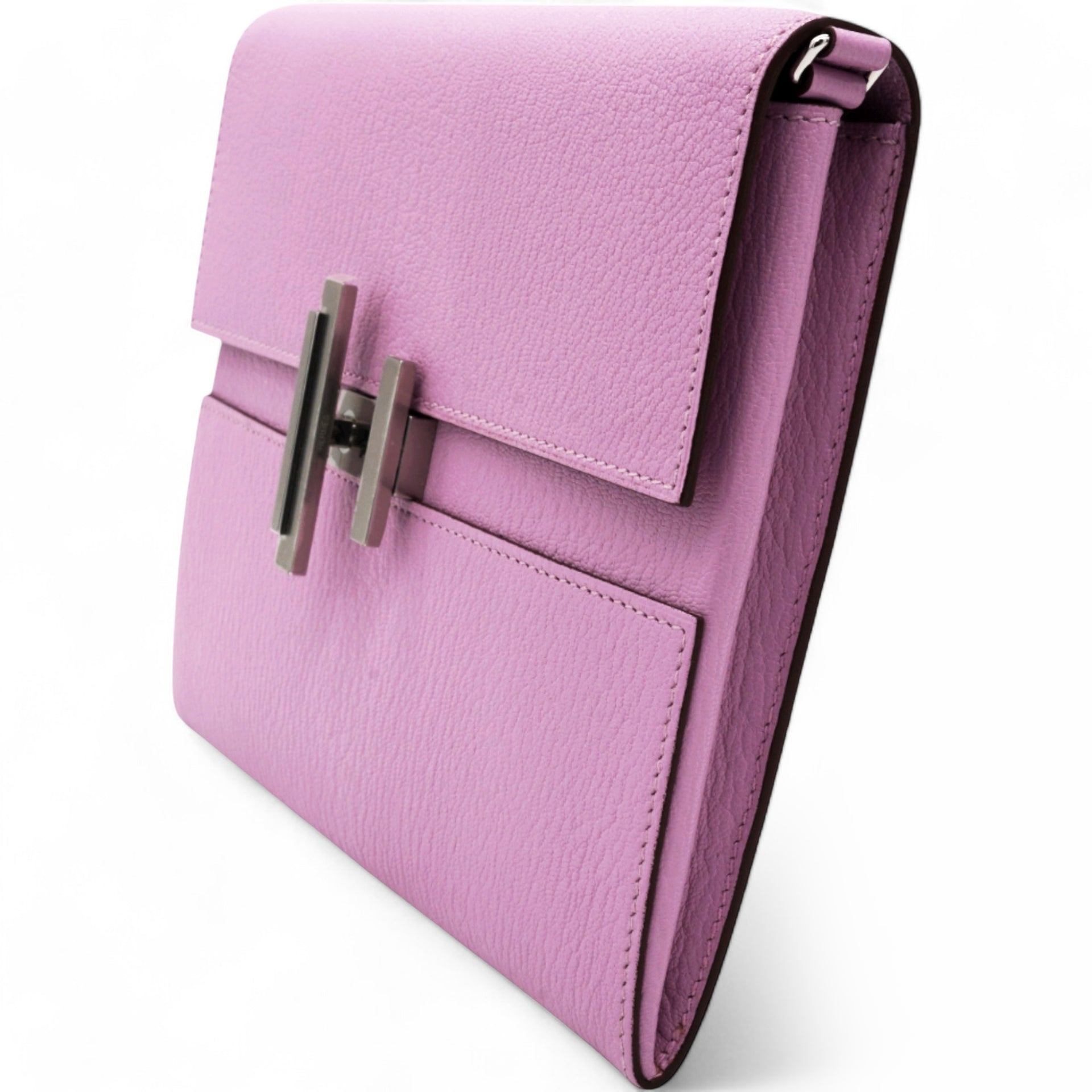 Cinhetic To Go Wallet Mauve Sylvestre Chamkila Mysore Chevre Leather