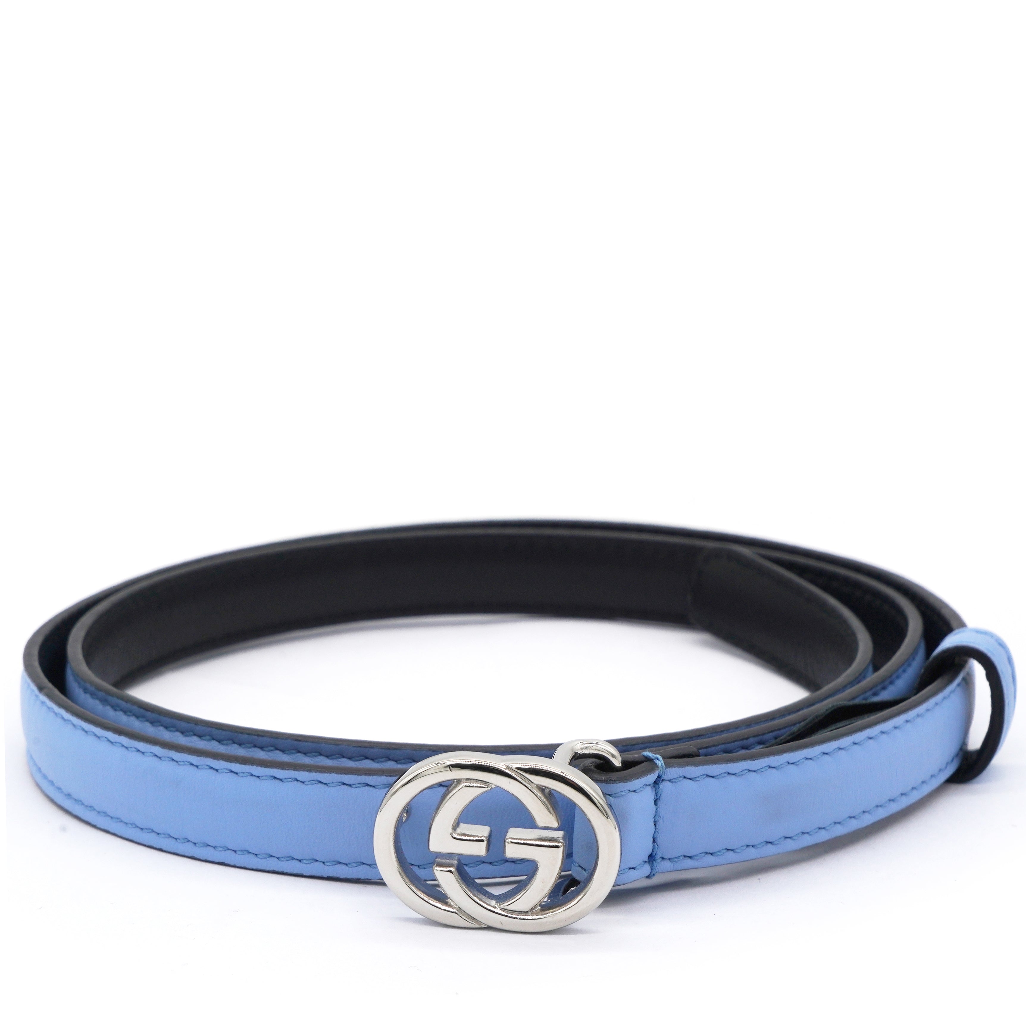 Baby blue gucci belt online