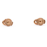 18K Rose Gold TPM Chaine D'Ancre Stud Earrings