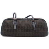 Brown Monogram Zucchino Canvas East West Bag