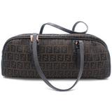 Brown Monogram Zucchino Canvas East West Bag