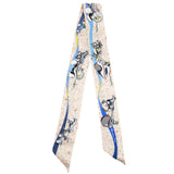 Silk Space Derby Twilly Creme Bleu Multicolor