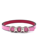 Chaine Medor Belt Buckle & Reversible Leather Strap 13 Mm Pink 70